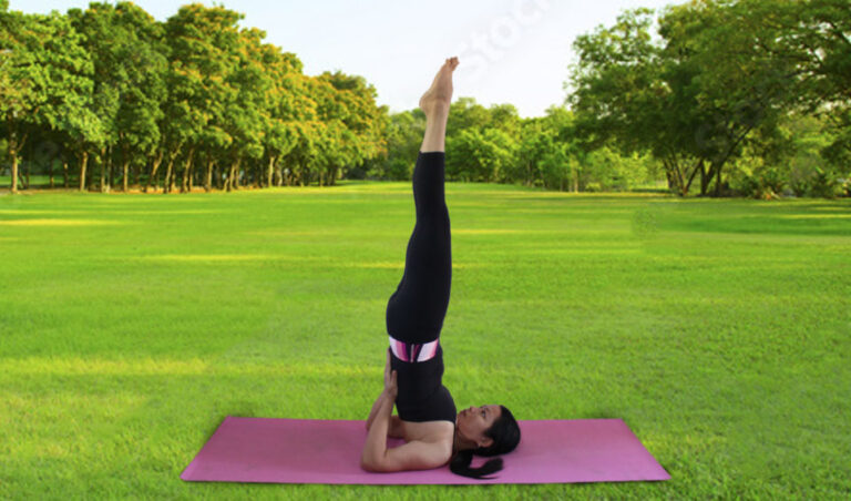 how to do sarvangasana